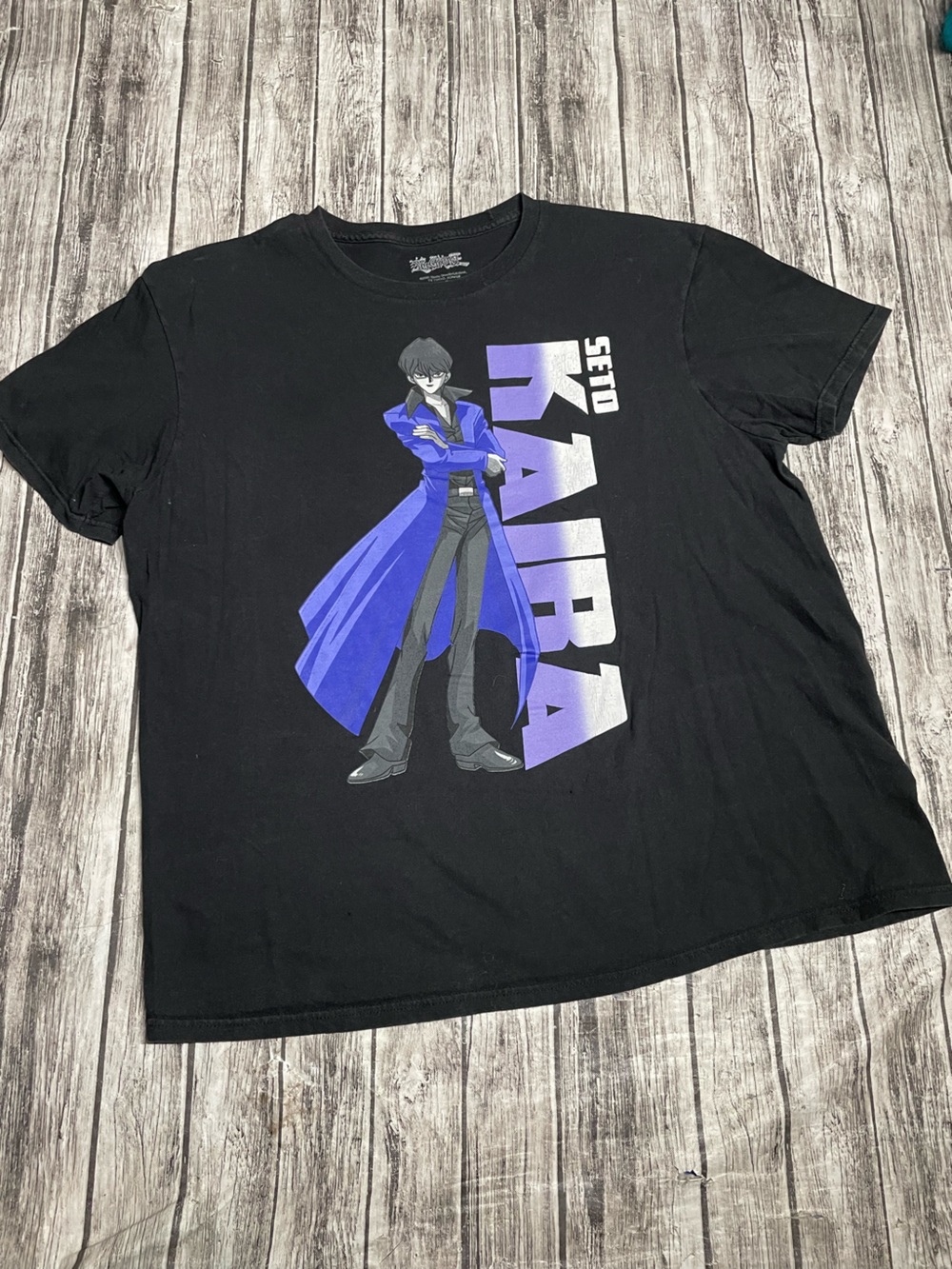 Adult XL Hot Topic Yu-Gi-Oh! Seto Kaiba Tonal Graphic Shirt Good Condition